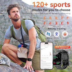 Reloj Inteligente SENBONO IDW25 con Alexa Integrada, Pantalla HD de 1.83 Pulgadas, Monitor de Actividad Física, Función de Sueño y Conversación, Compatible con Android e iOS - Product Image 4