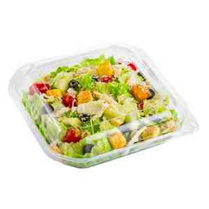Taïwan a fait des récipients alimentaires en plastique recyclables jetables de plateau transparent de 36 OZ pour la salade deux pièces boîtes en plastique de repas à emporter - Product Image 5