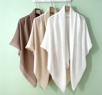 Écharpe longue d'hiver élégante en tricot fin pour femme, châle léger et doux, respirant, toucher soyeux, cadeau