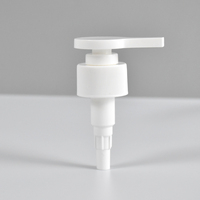 28/410 gros blanc Ribber tout distributeur de pompe à Lotion en plastique pour bouteille cosmétique