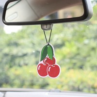Diffuseur de parfum suspendu pour voiture, design amusant en forme d'arbre fruité, désodorisant de luxe pour voiture, accessoires OEM/ODM