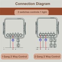 Interrupteur intelligent Zigbee pour module relais encastré, contrôle vocal via application, réglage de la minuterie, IP20, PC ignifuge pour gradation LED