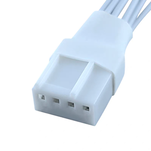 Kipas CPU, kipas CPU 4Pin PC Motherboard 1-to 2/<span class=keywords><strong>3</strong></span>/4 kabel Splitter 4-Pin Motherboard kipas ekstensi Harness kawat - Product Image 1