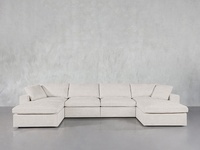 Nouvelle mode nordique moderne lin tissu nuage canapé-lit Chasie salon canapé modulaire sectionnel