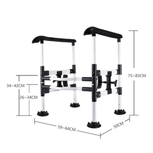 Poignée de bain de sécurité Saath InnovaGoods | Main courante de sécurité salle de bain support de toilette barre d'appui | Barre d'appui en acier inoxydable | - Product Image 6