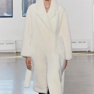 Abrigo de Mujer Personalizado, Nuevo Estilo Casual, con Cinturón de Imitación de Piel, Accesorios de Moda, Abrigo Retro de Manga Larga con Bolsillos, Elegante - Product Image 4