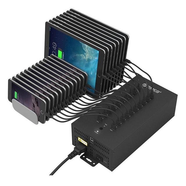 Portable ORICO IH20P Industrial Grade 20 Ports USB 2.0 Hub for Hard Drives Computer Printer Use