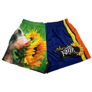 Celana Pendek Rugby Sepak Bola Sublimasi Kustom dengan Saku Resleting Bahan Poliester Katun untuk Liga, Pemasok Celana Pendek Rugby Sepak Bola - Product Image 4