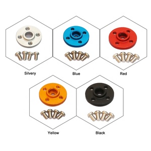 Servo de Metal Redondo de Aleación de Aluminio Tipo 25T, Servo de Brazo para Coche <span class=keywords><strong>Robot</strong></span> RC <span class=keywords><strong>Futaba</strong></span>, para DS3115, DS3218, MG995, MG996R, Piezas de Barco RC - Product Image 2