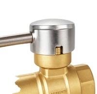 Robinet à bille manuel en laiton fileté avec filtre Y intégré NPT BSP pour la plomberie, l'alimentation en eau, le chauffage et le traitement de l'eau