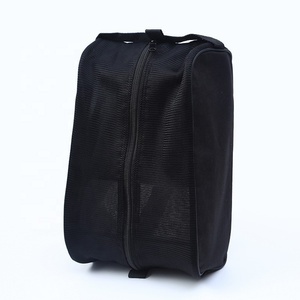 Portable 600D oxford Golf Shoe Bag sport shoes storage bag mesh bag