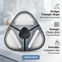 Éplucheur manuel multifonction en acier inoxydable à design triangulaire, brosse de nettoyage, coupe-légumes et fruits, facile à nettoyer, pour la découpe en dés en cuisine