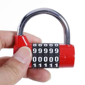 Serrure de <span class=keywords><strong>cadenas</strong></span> en alliage de Zinc, commande à distance avec LOGO personnalisé, 5 jeux de plongée sous-marine - Product Image 3