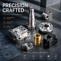 Componentes Industriales de Precisión para Muebles, Manija de Aluminio Anodizado Mecanizada por CNC Personalizada, WBM