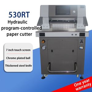 530mm 530RT Easy to Operate Save Time Programmed <b>Hydraulic</b> Paper <b>Cutter</b> Automatic High Precision Paper Cutting Machine - Product Image 2