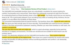 <span class=keywords><strong>Saguaro</strong></span> Wholes Extra Wide Toe Box Flexible Zero Drop Zapatos descalzos para caminar - Product Image 6