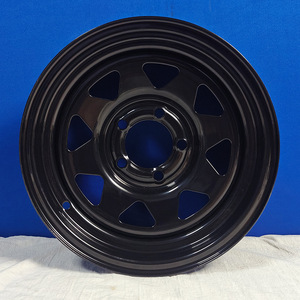 Jante de <span class=keywords><strong>remorque</strong></span> en acier pleine grandeur, universelle, modifiée, de rechange pour camping-car, camion de restauration, véhicule d'ingénierie - Product Image 4