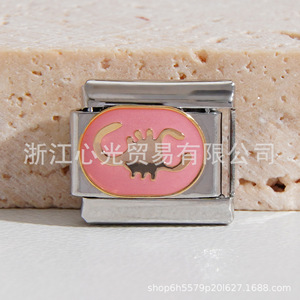 Bracelet modulaire italien 9 mm, série Constellation, perles en acier inoxydable, bijoux unisexes, cadeau - Product Image 3