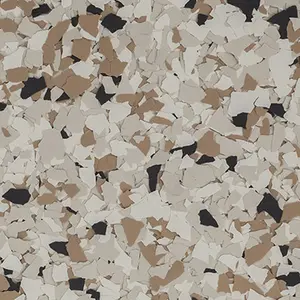 Chip cat lantai epoksi dekoratif 3-5mm lapisan lantai beton warna campuran untuk Interior lantai garasi