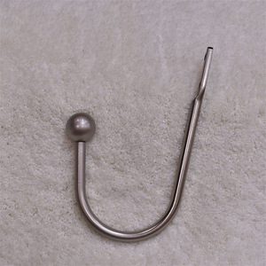 Ferramenta vendita diretta dalla fabbrica Design moderno piccolo gancio a testa <span class=keywords><strong>per</strong></span> tenda Tieback in lega di alluminio gancio da parete in metallo - Product Image 4