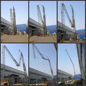 QTK40 Arten von Selbstaufrichtenden Turmkran-Herstellern Mobilkran mit Fernbedienung oder Kabelsteuerung - Product Image 2