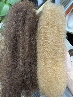Shoumei Q4CW Kinky Bulk Cheveux Humains 100% Brésiliens Micro Twist Cheveux Humains Afro Kinky Bulk Cheveux Humains pour Tresser Dreadlocks