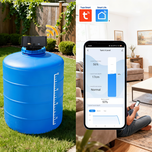 TLC2508 Intelligenter Wasserstandsensor mit Niedrigem Stromverbrauch, Tuya-<span class=keywords><strong>Sensor</strong></span> für Fernüberwachung, WLAN-Ultraschall-Flüssigkeitspegelmessgerät - Product Image 1