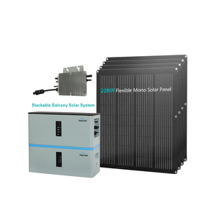 Sistema de Energía Solar para Balcón Portátil y Económico de 2KWh, Baterías de Litio Inteligentes Apilables y TOPCon Mono - Product Image 3