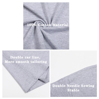 T-shirts Blancs Amples pour Hommes Imprimés Personnalisés, Coton, Vente en Gros