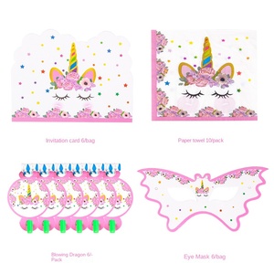 Vajilla desechable con tema <span class=keywords><strong>de</strong></span> <span class=keywords><strong>unicornio</strong></span> rosa, juego <span class=keywords><strong>de</strong></span> fiesta, fiesta <span class=keywords><strong>de</strong></span> cumpleaños para niños, vajilla <span class=keywords><strong>de</strong></span> fiesta <span class=keywords><strong>de</strong></span> <span class=keywords><strong>unicornio</strong></span> <span class=keywords><strong>de</strong></span> dibujos animados, Decoración <span class=keywords><strong>de</strong></span> mesa - Product Image 4