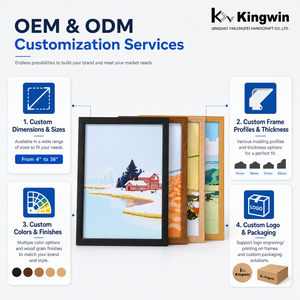 Direkt vom Hersteller Maßgefertigter Holz-MDF-<span class=keywords><strong>Bilderrahmen</strong></span> FSC EN71 Großhandel A3 A4 Moderne Wandmontage-<span class=keywords><strong>Bilderrahmen</strong></span> für Wohndekoration - Product Image 3