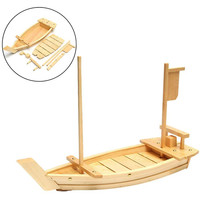 Goonewell — bateau à Sushi décoratif en bois, qualité commerciale de l'environnement, grande fête, vente en gros