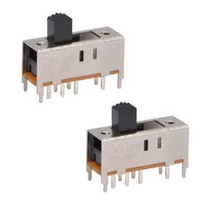 Hot sale factory direct price ZE 209S-2C 1A 125vac on-off mini metal 1P3T 2P3T Slide Switch