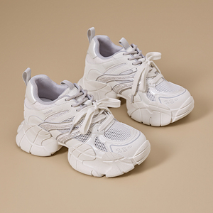 Baskets Chunky à Semelle Épaisse pour Femmes – Nouveautés Printemps-Été 2026 – Tendance, Respirantes en Maille, Décontractées - Product Image 6