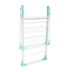 Usine fournissant Durable <span class=keywords><strong>extérieur</strong></span> tissu suspendu Airer sèche-serviettes étagère balcon <span class=keywords><strong>solide</strong></span> pliable vêtements <span class=keywords><strong>étendoir</strong></span> - Product Image 5