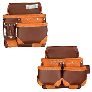 Wholesale Heavy-Duty Adjustable Leather <b>Tool</b> Belt Manufacturer's Custom Logo Lightweight Leather <b>Tool</b> Belt - Product Image 3