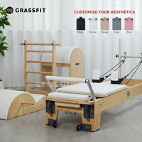 GRASSFIT Reformer de Pilates Commercial, Équipement de Pilates, Machine Reformer, Ladder Barrel, Correcteur de colonne vertébrale, Ensembles de Yoga et Pilates pour Studio