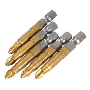 Li Pu Phillips Head <b>Screwdriver</b> <b>Bits</b> Ph2 Titanium Plated For Home Use Manual Tool - Product Image 1