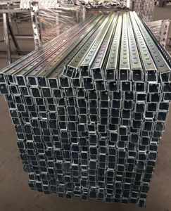 Profil C fendu <span class=keywords><strong>30x30</strong></span> Prix du canal C pré-galvanisé - Product Image 5