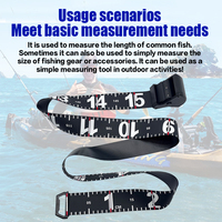 Règle de mesure de poisson autocollante étanche de 150 cm pour bateau, kayak, eau salée