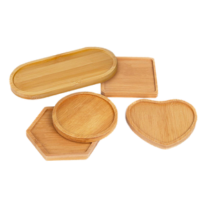 Juego <span class=keywords><strong>de</strong></span> Posavasos Clásicos <span class=keywords><strong>de</strong></span> Madera al por Mayor, Varias Formas, Tapetes y Almohadillas <span class=keywords><strong>de</strong></span> Bambú, Personalizables, en Blanco para Decoración del Hogar - Product Image 4