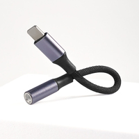 Adaptador de Audio de iluminación de 12cm y 3,5mm, DAC, decodificación Digital, cable de conexión para auriculares, convertidor de Audio y vídeo para teléfonos móviles