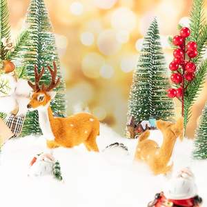 Nieve Artificial Decorativa Navideña, Manta de Nieve Artificial de Fibra, Nieve Esponjosa para Interiores, Decoración de Pueblo Navideño y Casa de Campo - Product Image 4