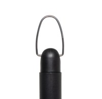 Brosse de nettoyage robuste 2-en-1 pour barbecue, grattoir en fil d'acier inoxydable, manche long de 18 pouces pour camping et pique-nique en extérieur