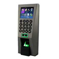 Software Gratuito ZKT TCP/IP F18 Pantalla LCD TFT a Color de 2.4 Pulgadas, Control de Acceso Biométrico por Huella Dactilar, Cámara Impermeable, Almacenamiento en la Nube