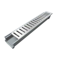 Rejilla de Drenaje de Piso Cuadrada Moderna de Acero Inoxidable, Antiolores, para Baño