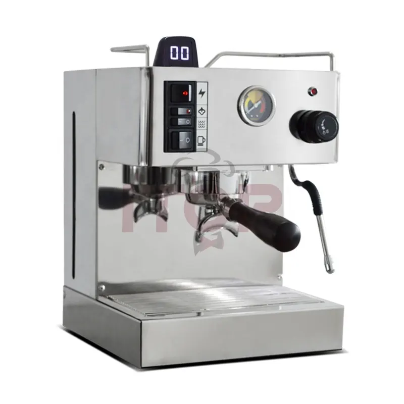 Commercial Semi-automatic Coffee Maker Espresso Machine for Sale with Italian water pump and milk foam funtion