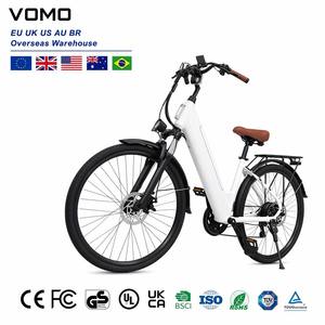 จักรยานไฟฟ้า VOMO รุ่น Electric City Bike ขนาด 26 นิ้ว โครงอะลูมิเนียม มอเตอร์กลาง 250 วัตต์ แบตเตอรี่ลิเธียม 48 โวลต์ เบรกดิสก์ สไตล์เมือง - Product Image 1