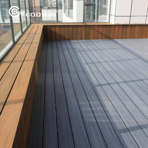 European Co-Extrusion Waterproof Deck Floor <strong>WPC</strong> Hollow <strong>Decking</strong> Composite <strong>Decking</strong> Outdoor Use Brushed Wood Plastic Composite - Product Image 2
