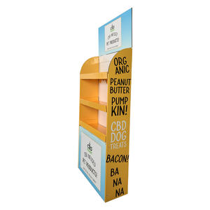 Customized Cardboard Energy <b>Drink</b> Display Racks Supermarket Floor Bottle <b>Stand</b> for Beverages - Product Image 3